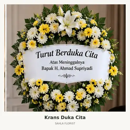 Krans Bunga Duka Panggungrejo